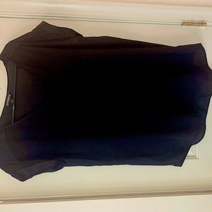Express black v-neck blouse